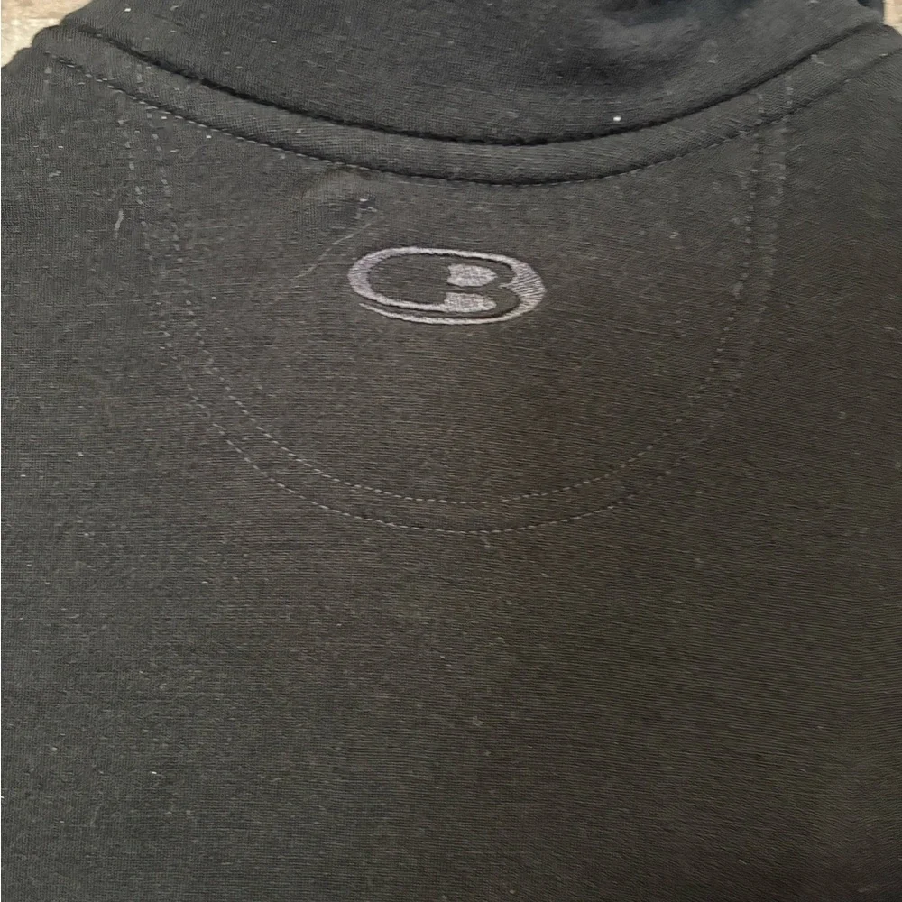 Icebreaker Merino Wool Men's Black Zip Vest Large